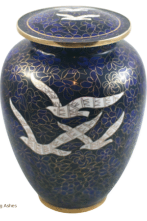 Cloisonné Memorial Urn: Going Home
