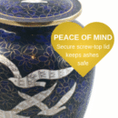 Cloisonné Memorial Urn: Going Home