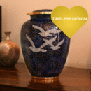 Cloisonné Memorial Urn: Going Home